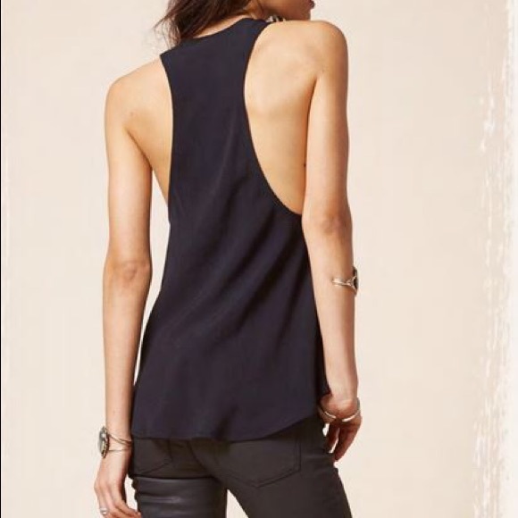 Blue Life In Love Bias Tank In Night - Picture 2 of 2